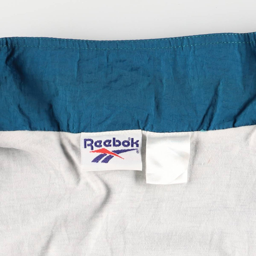 90'S Reebok Men's XXL Vintage Windbreaker unclear blue type Vintage Second Hand