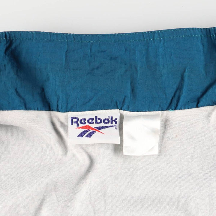 90'S Reebok Men's XXL Vintage Windbreaker unclear blue type Vintage Second Hand