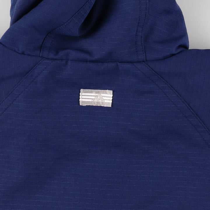 Vintage 90'S Adidas Ripstop Anorak Parka, Men's Size Medium polyester navy blue type Vintage Second Hand