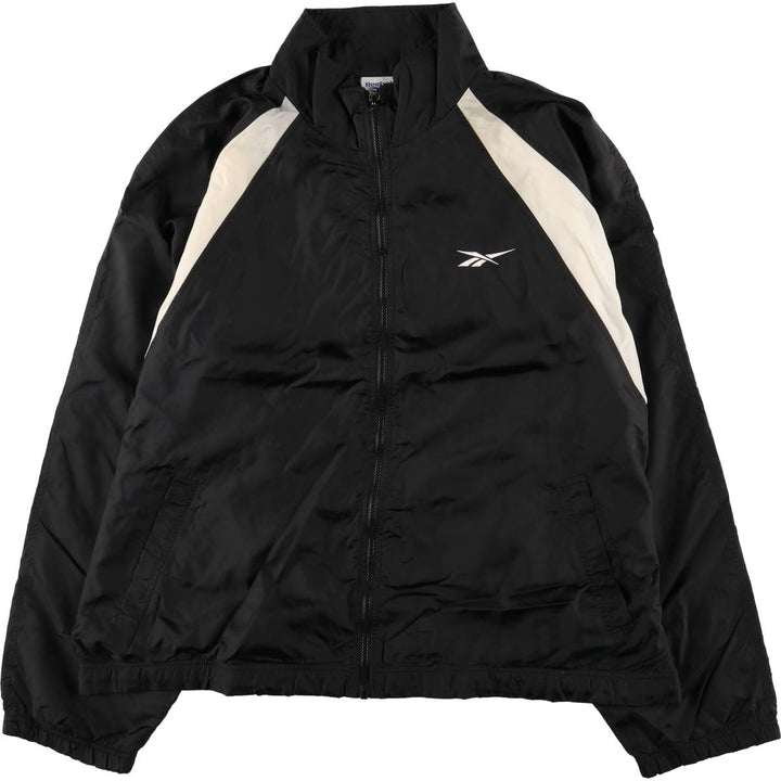 00s~ Reebok Windbreaker Men's XL size unclear black type Vintage Second Hand