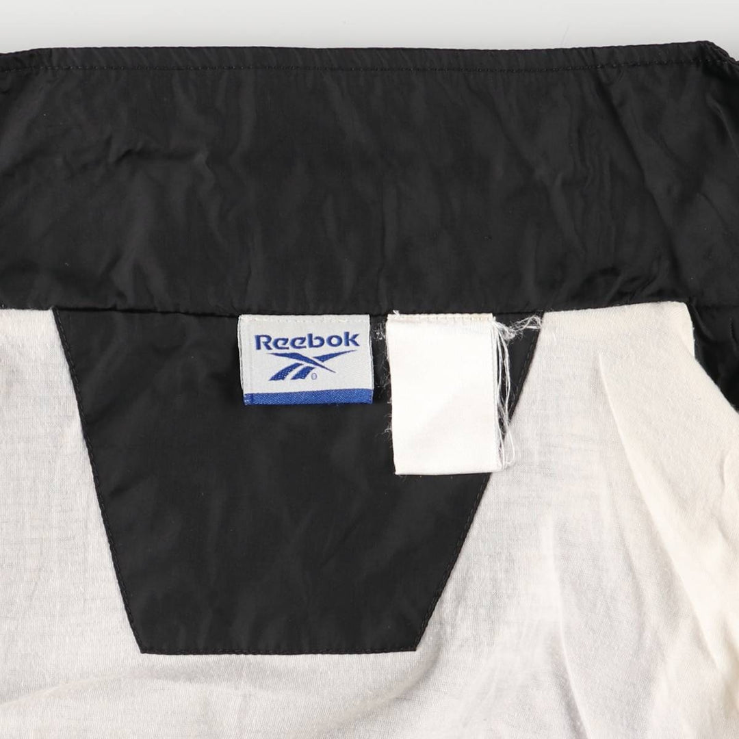 00s~ Reebok Windbreaker Men's XL size unclear black type Vintage Second Hand