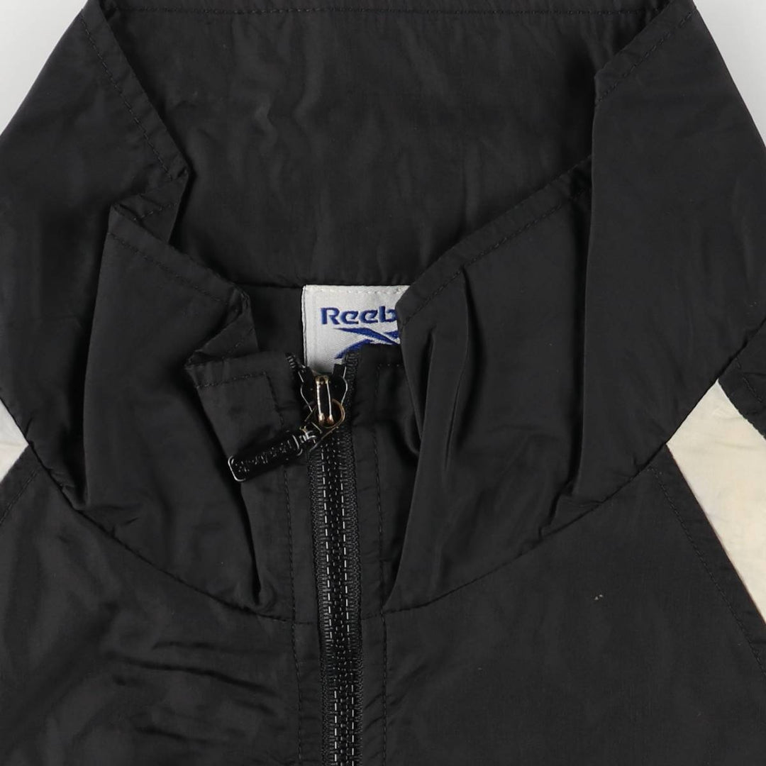 00s~ Reebok Windbreaker Men's XL size unclear black type Vintage Second Hand
