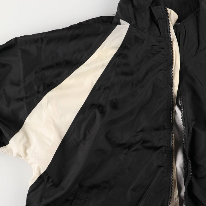 00s~ Reebok Windbreaker Men's XL size unclear black type Vintage Second Hand