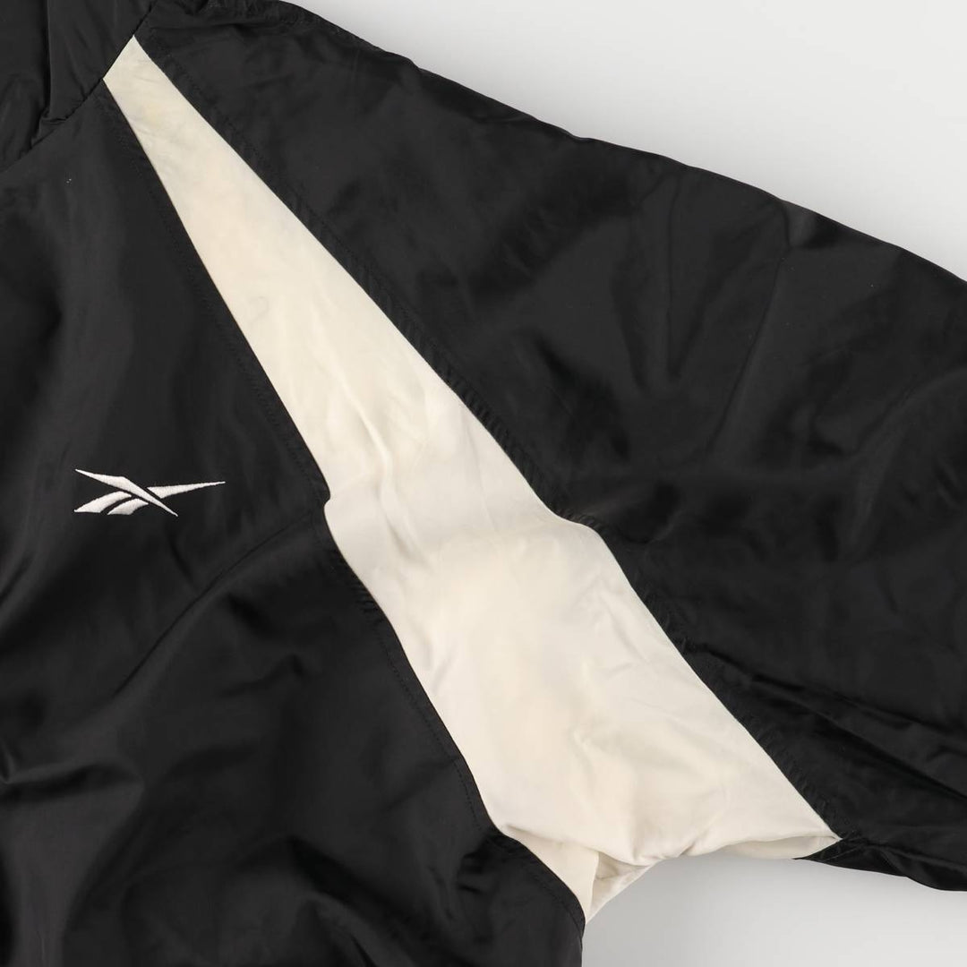 00s~ Reebok Windbreaker Men's XL size unclear black type Vintage Second Hand
