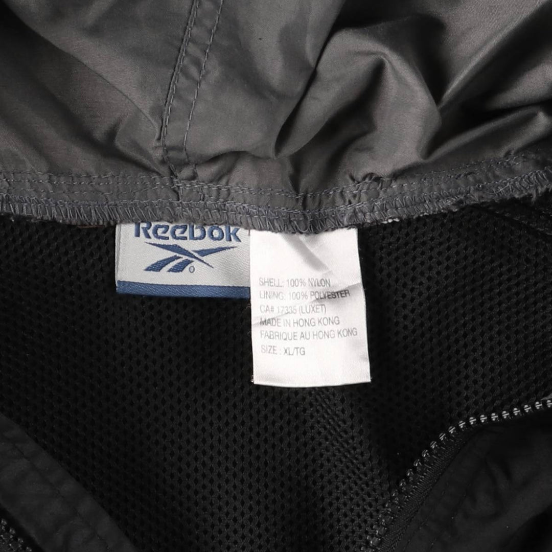 2000s~ Reebok Anorak Parka Men's XL Nylon black type Vintage Second Hand
