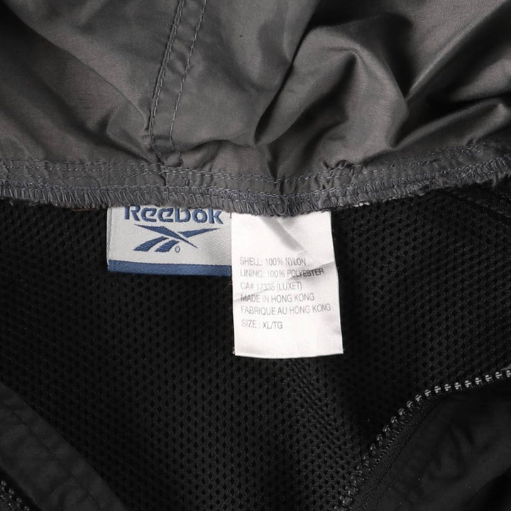2000s~ Reebok Anorak Parka Men's XL Nylon black type Vintage Second Hand