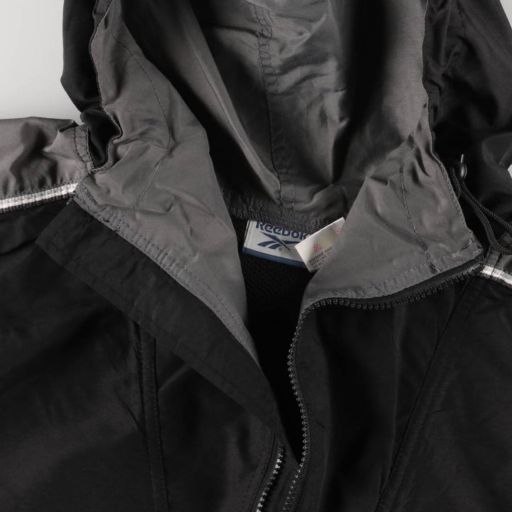 2000s~ Reebok Anorak Parka Men's XL Nylon black type Vintage Second Hand