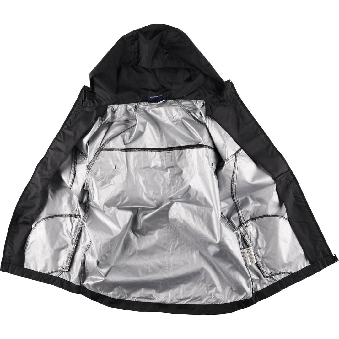2000'S Umbro Back Logo Nylon Parka, Men's Size XS Nylon black type Vintage Second Hand