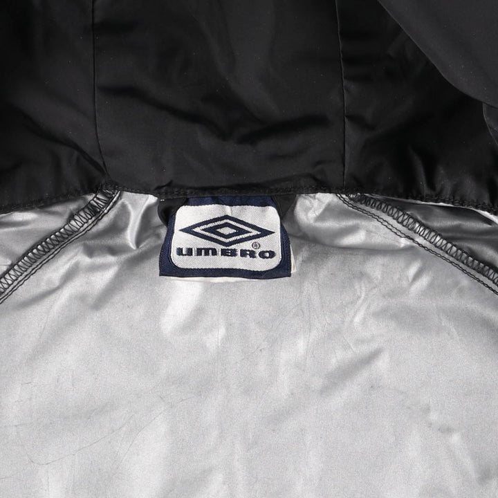 2000'S Umbro Back Logo Nylon Parka, Men's Size XS Nylon black type Vintage Second Hand