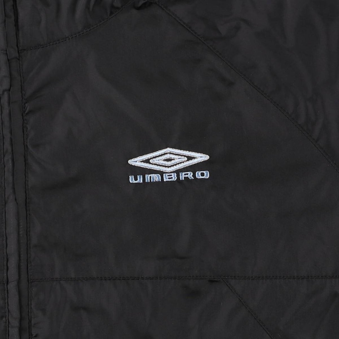 2000'S Umbro Back Logo Nylon Parka, Men's Size XS Nylon black type Vintage Second Hand