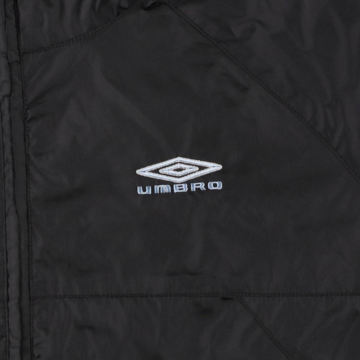 2000'S Umbro Back Logo Nylon Parka, Men's Size XS Nylon black type Vintage Second Hand