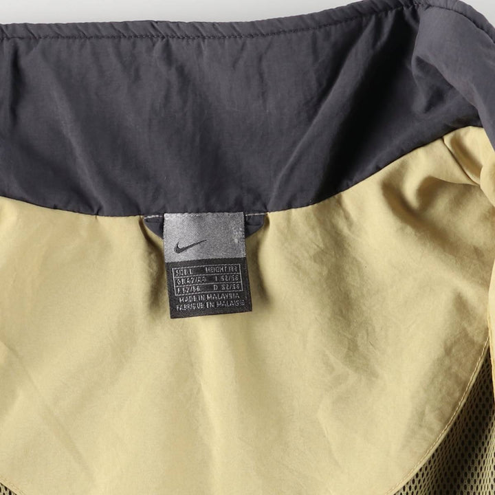 00'S Nike Windbreaker Men's Size L unclear ocher yellow type Vintage Second Hand