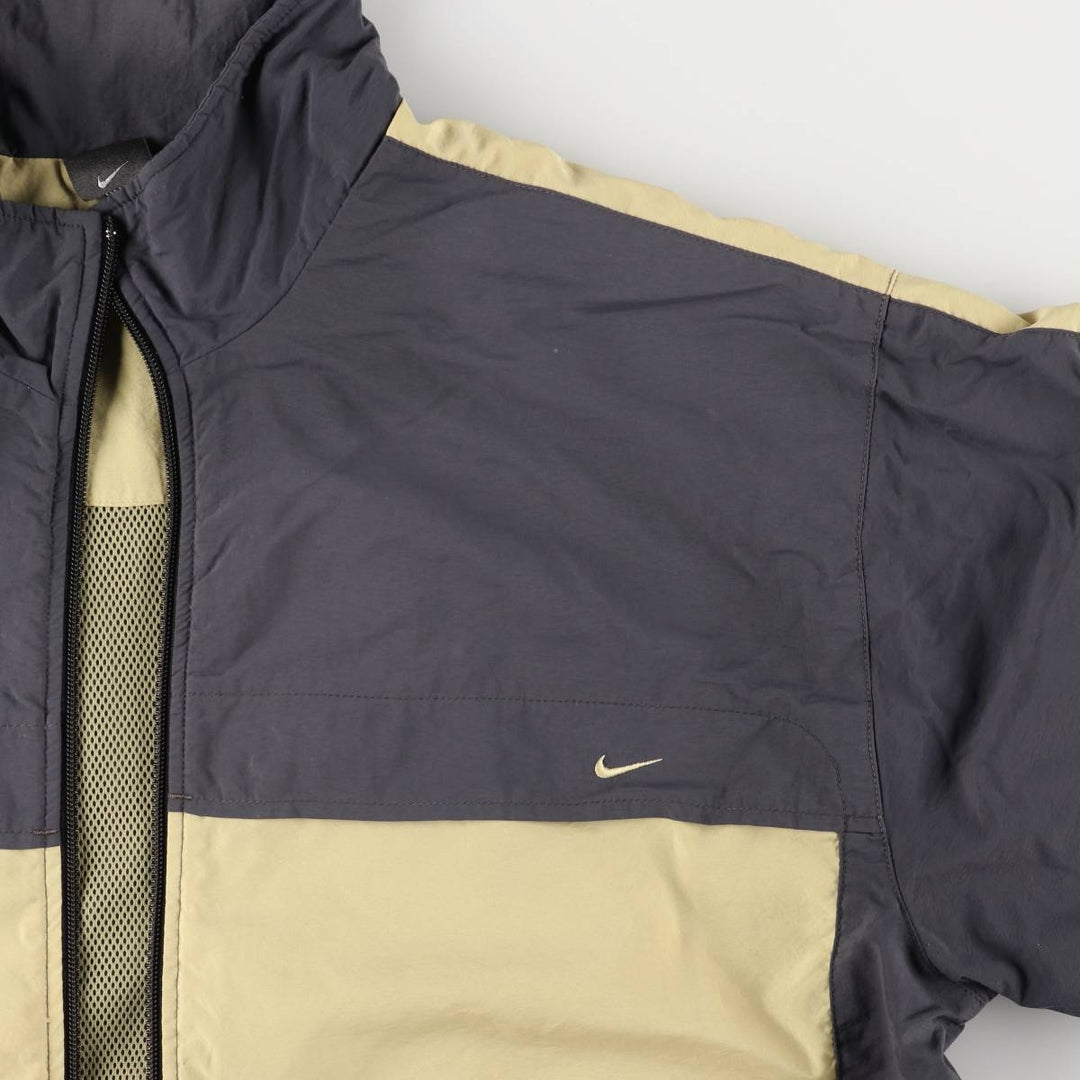 00'S Nike Windbreaker Men's Size L unclear ocher yellow type Vintage Second Hand