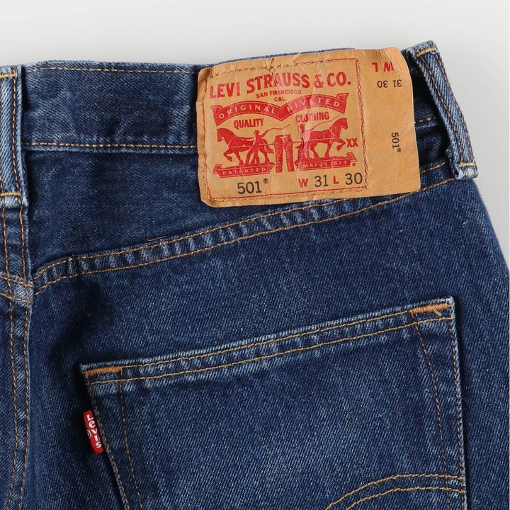 Levi's 501 straight denim pants for men, size W33 unclear blue type Vintage Second Hand