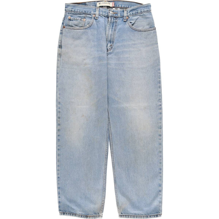 00'S Levi's 550 Relaxed Fit Tapered Denim Pants Men's W33 cotton blue type Vintage Second Hand