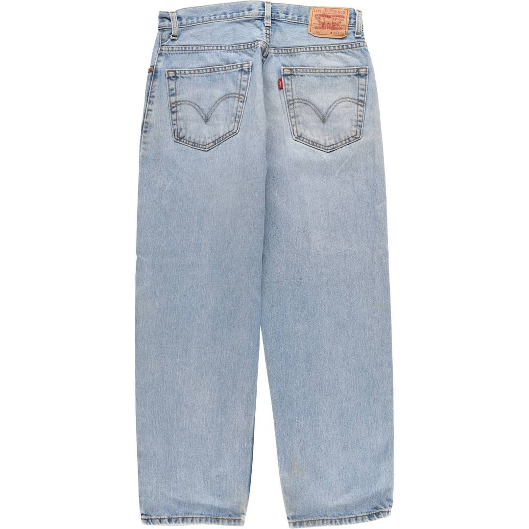 00'S Levi's 550 Relaxed Fit Tapered Denim Pants Men's W33 cotton blue type Vintage Second Hand