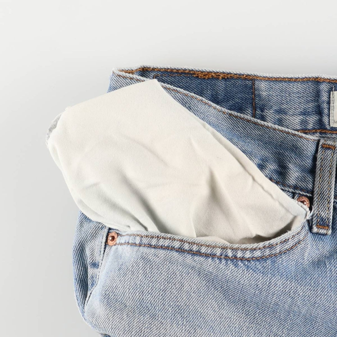 00'S Levi's 550 Relaxed Fit Tapered Denim Pants Men's W33 cotton blue type Vintage Second Hand