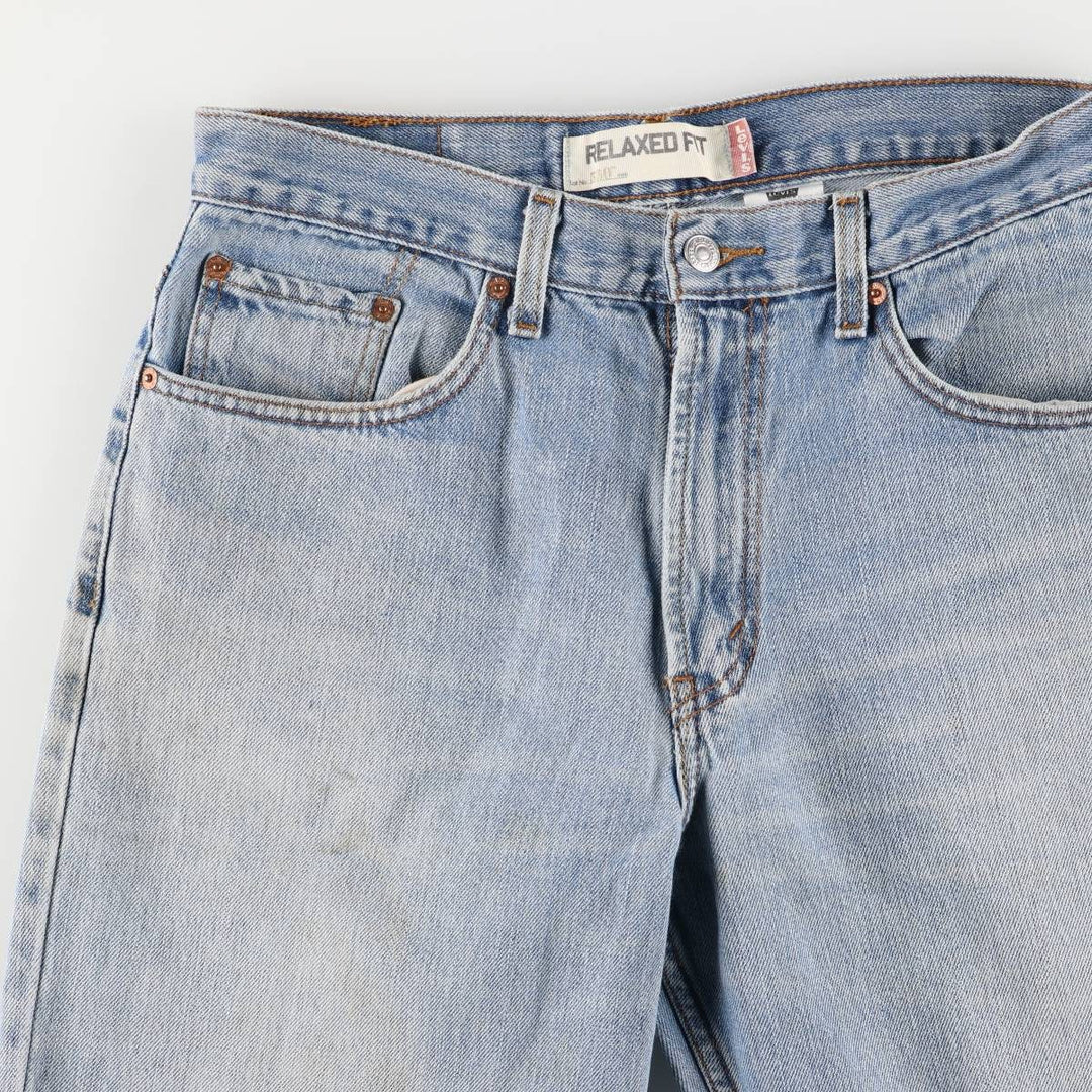 00'S Levi's 550 Relaxed Fit Tapered Denim Pants Men's W33 cotton blue type Vintage Second Hand