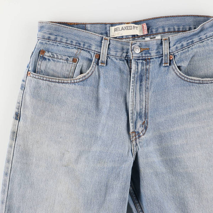 00'S Levi's 550 Relaxed Fit Tapered Denim Pants Men's W33 cotton blue type Vintage Second Hand