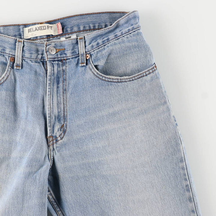 00'S Levi's 550 Relaxed Fit Tapered Denim Pants Men's W33 cotton blue type Vintage Second Hand