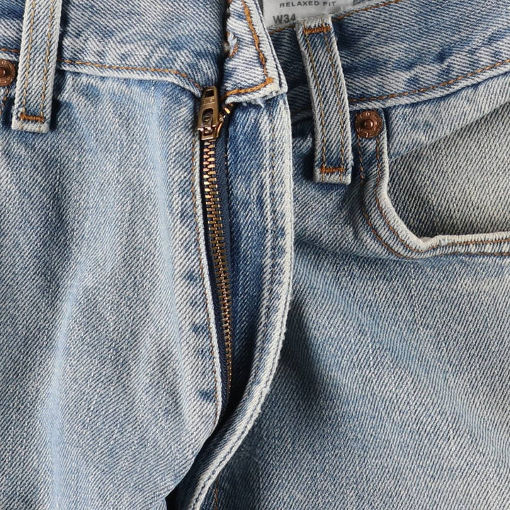 Levi's 550 Relaxed Fit Tapered Denim Pants for Men, W35 cotton blue type Vintage Second Hand