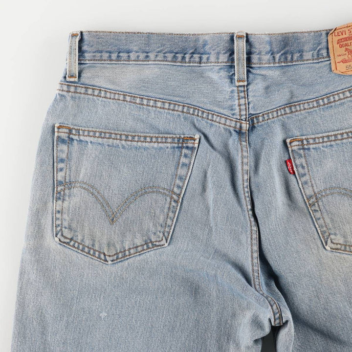 Levi's 550 Relaxed Fit Tapered Denim Pants for Men, W35 cotton blue type Vintage Second Hand