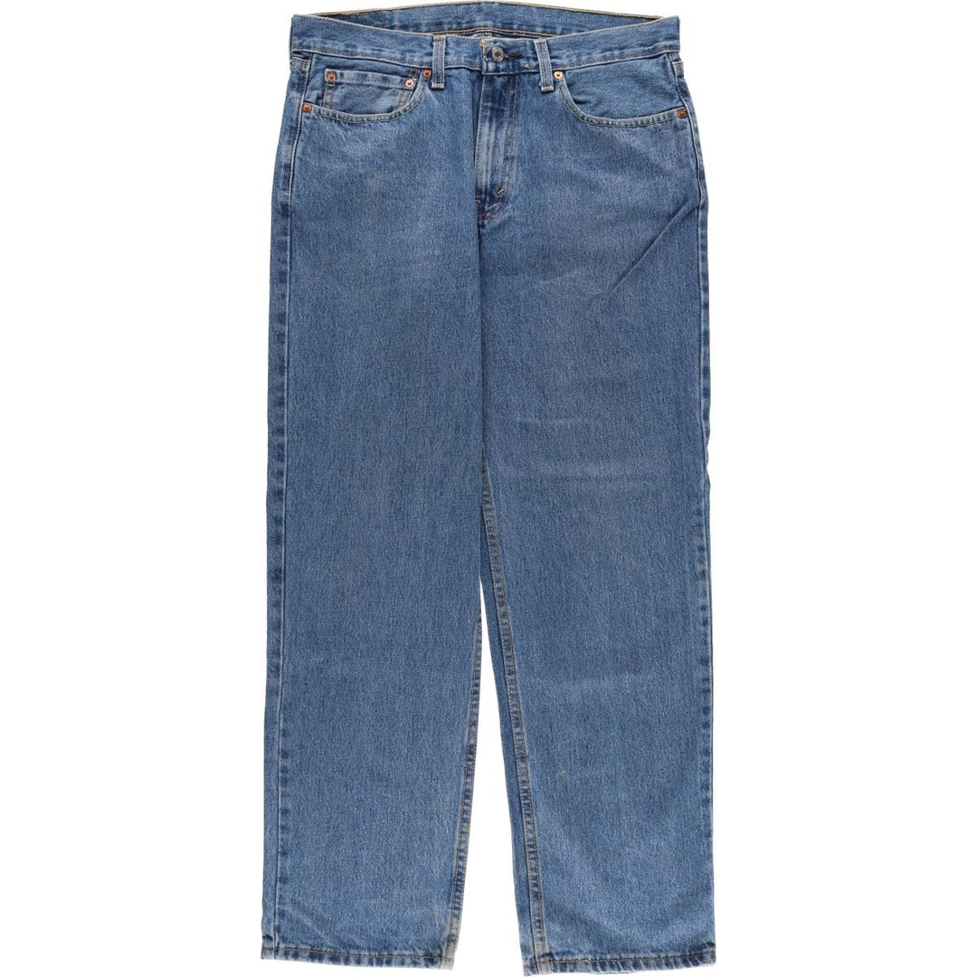 Levi's 550 tapered denim pants for men, size w36 cotton blue type Vintage Second Hand