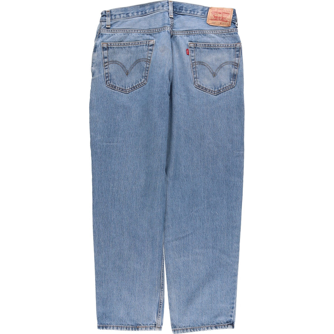 00'S Levi's 550 Relaxed Fit Tapered Denim Pants Men's W37 cotton blue type Vintage Second Hand