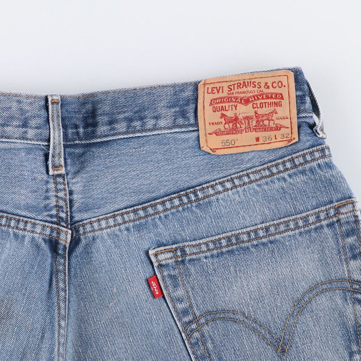00'S Levi's 550 Relaxed Fit Tapered Denim Pants Men's W37 cotton blue type Vintage Second Hand