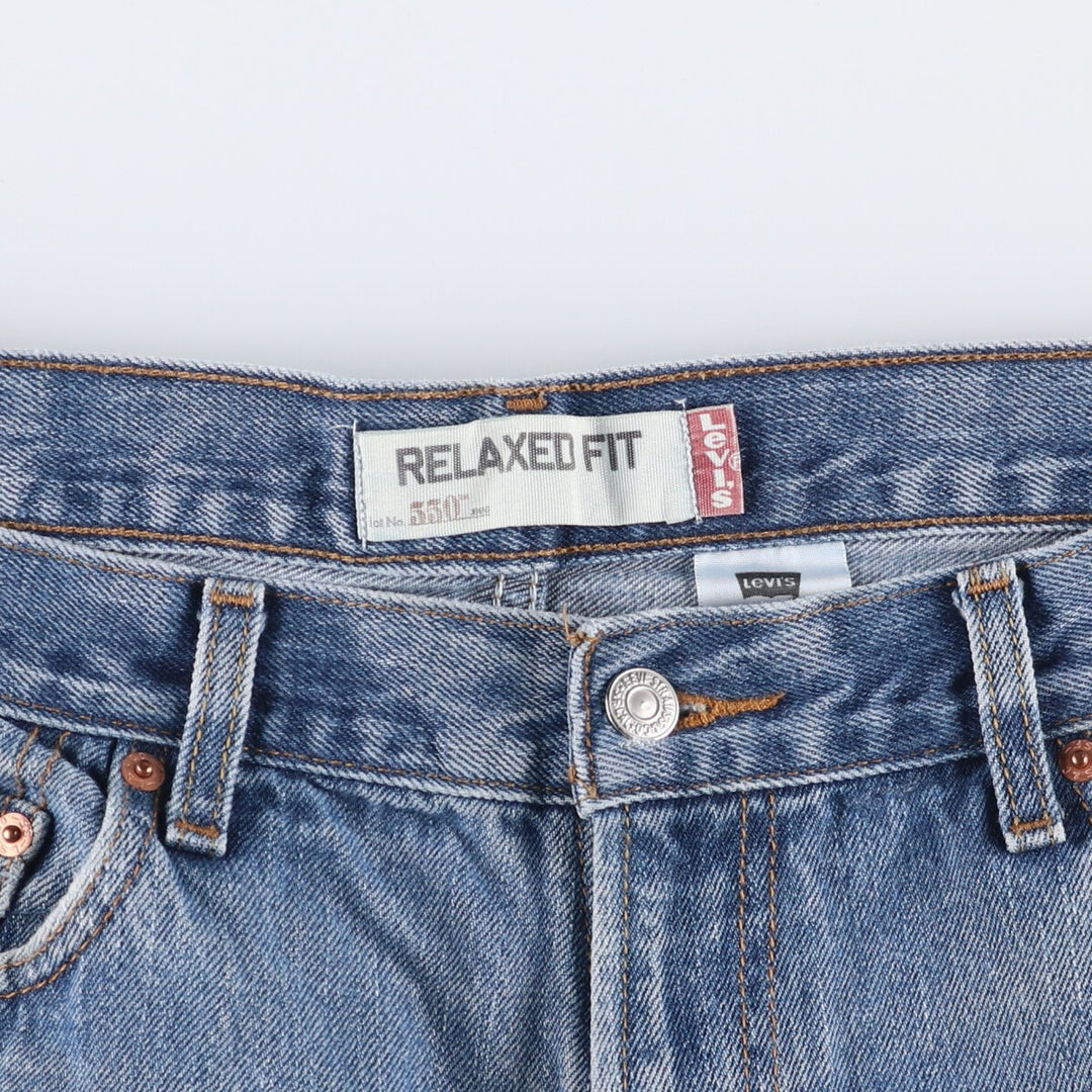00'S Levi's 550 Relaxed Fit Tapered Denim Pants Men's W37 cotton blue type Vintage Second Hand