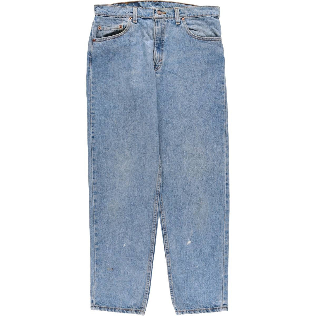 Levi's 550 Relaxed Fit Tapered Leg Tapered Denim Pants Made in USA Men's W34 Vintage cotton blue type Vintage Second Hand