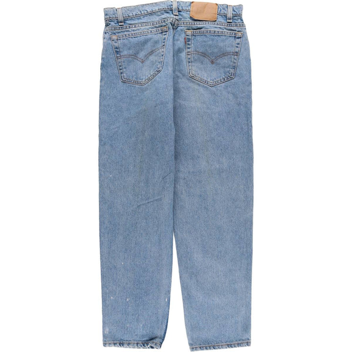 Levi's 550 Relaxed Fit Tapered Leg Tapered Denim Pants Made in USA Men's W34 Vintage cotton blue type Vintage Second Hand