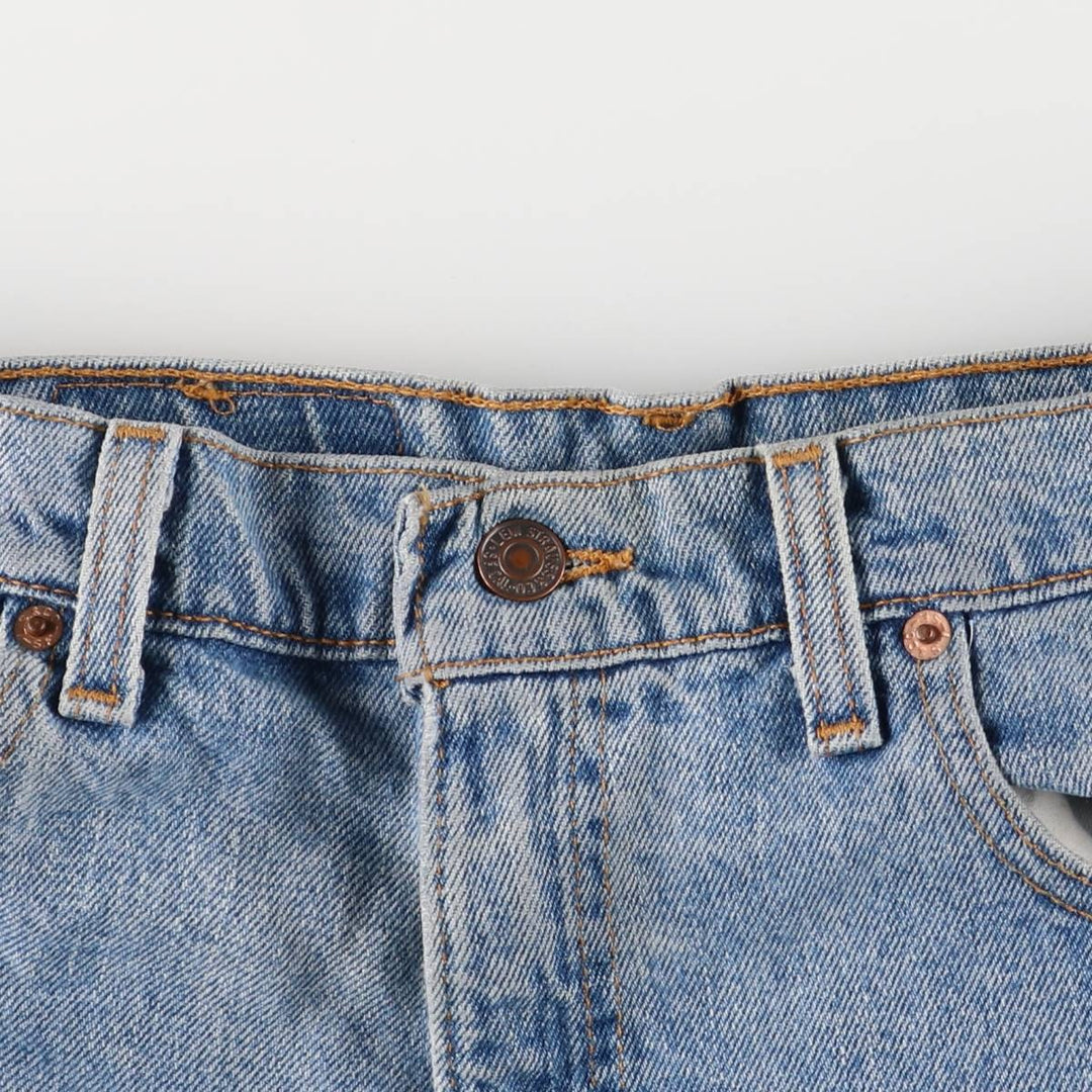 Levi's 550 Relaxed Fit Tapered Leg Tapered Denim Pants Made in USA Men's W34 Vintage cotton blue type Vintage Second Hand