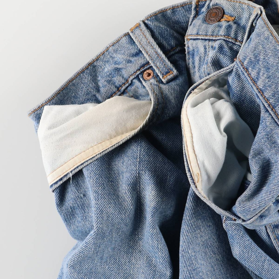 Levi's 550 Relaxed Fit Tapered Leg Tapered Denim Pants Made in USA Men's W34 Vintage cotton blue type Vintage Second Hand