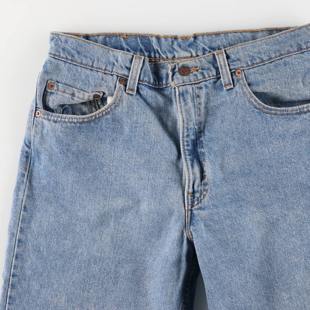 Levi's 550 Relaxed Fit Tapered Leg Tapered Denim Pants Made in USA Men's W34 Vintage cotton blue type Vintage Second Hand