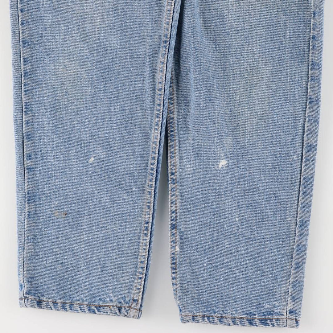Levi's 550 Relaxed Fit Tapered Leg Tapered Denim Pants Made in USA Men's W34 Vintage cotton blue type Vintage Second Hand