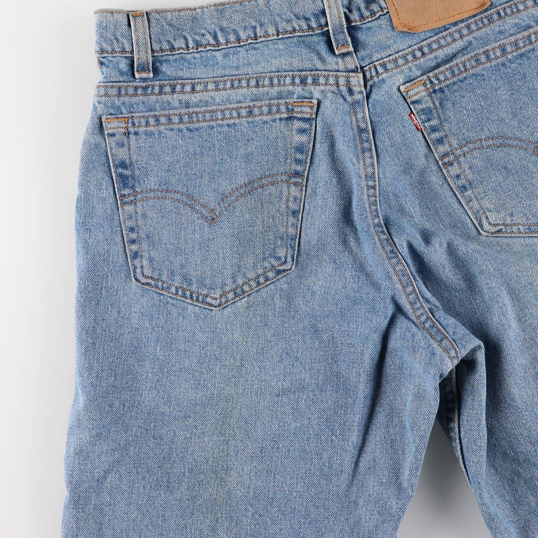 Levi's 550 Relaxed Fit Tapered Leg Tapered Denim Pants Made in USA Men's W34 Vintage cotton blue type Vintage Second Hand