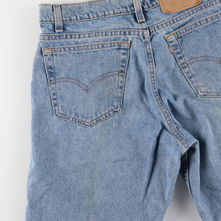 Levi's 550 Relaxed Fit Tapered Leg Tapered Denim Pants Made in USA Men's W34 Vintage cotton blue type Vintage Second Hand