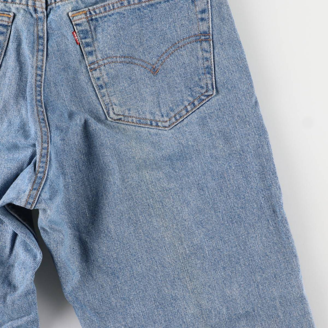 Levi's 550 Relaxed Fit Tapered Leg Tapered Denim Pants Made in USA Men's W34 Vintage cotton blue type Vintage Second Hand
