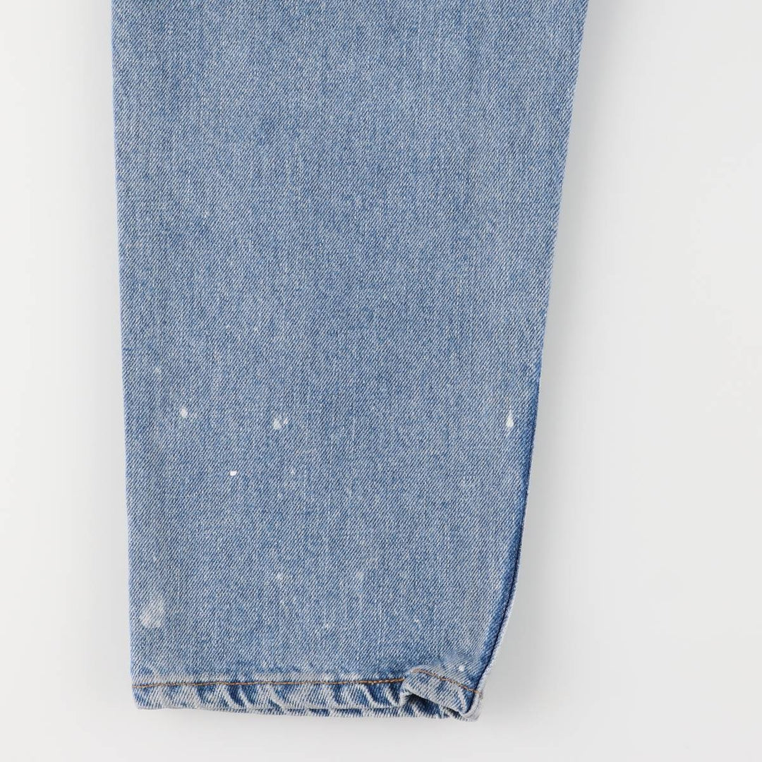 Levi's 550 Relaxed Fit Tapered Leg Tapered Denim Pants Made in USA Men's W34 Vintage cotton blue type Vintage Second Hand