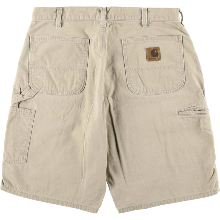 Carhartt Duck Work Shorts, Men's Size W34 unclear Beige type Vintage Second Hand