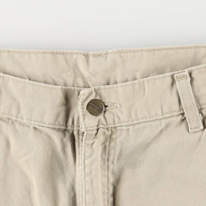 Carhartt Duck Work Shorts, Men's Size W34 unclear Beige type Vintage Second Hand