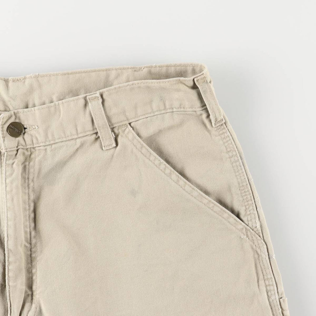 Carhartt Duck Work Shorts, Men's Size W34 unclear Beige type Vintage Second Hand