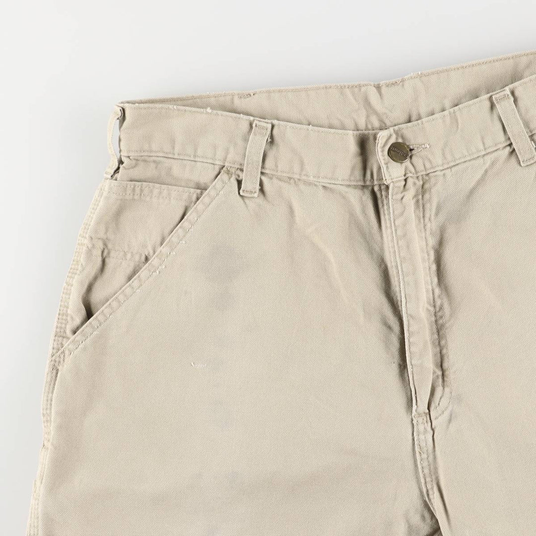 Carhartt Duck Work Shorts, Men's Size W34 unclear Beige type Vintage Second Hand