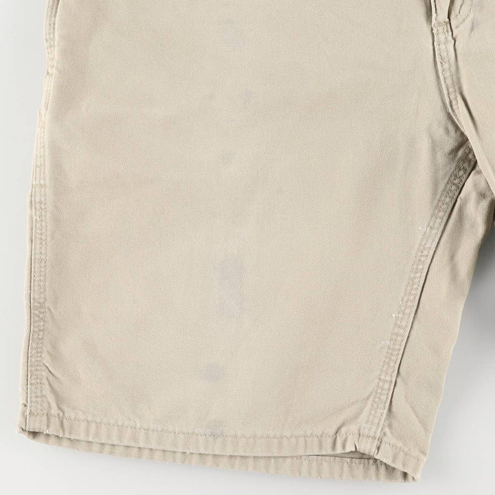 Carhartt Duck Work Shorts, Men's Size W34 unclear Beige type Vintage Second Hand