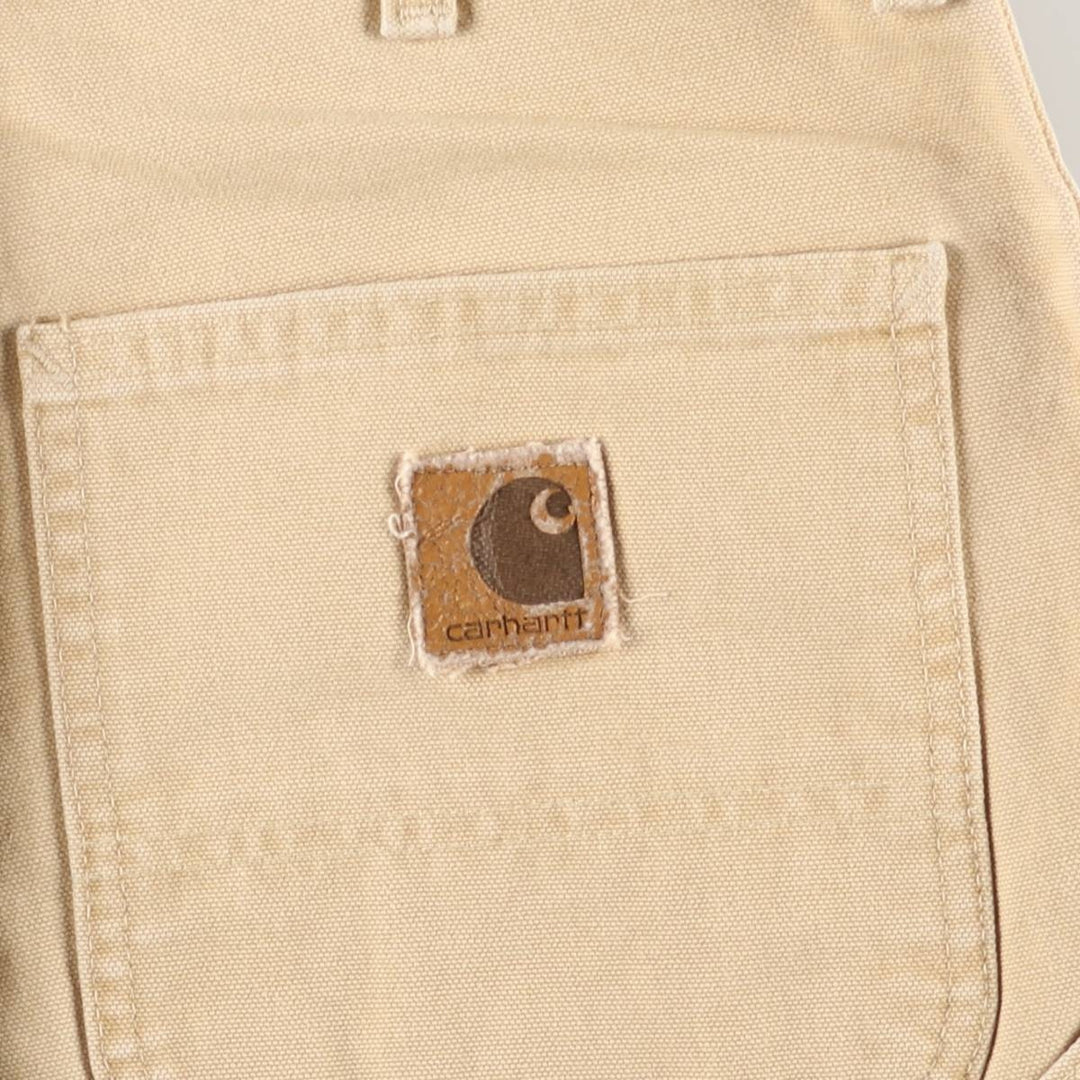 Carhartt Duck Work Shorts, Men's Size W34 unclear Beige type Vintage Second Hand