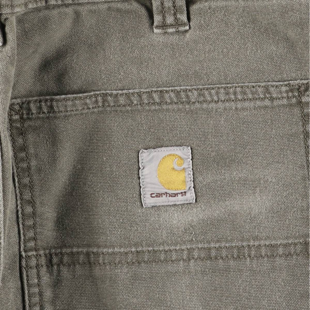 Carhartt Relaxed Fit Duck Work Shorts, Short Pants, Men's, W34 equivalent cotton gray type Vintage Second Hand