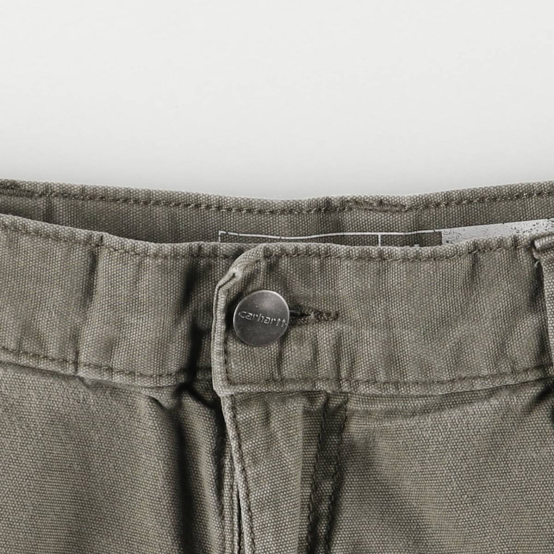 Carhartt Relaxed Fit Duck Work Shorts, Short Pants, Men's, W34 equivalent cotton gray type Vintage Second Hand