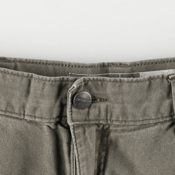 Carhartt Relaxed Fit Duck Work Shorts, Short Pants, Men's, W34 equivalent cotton gray type Vintage Second Hand