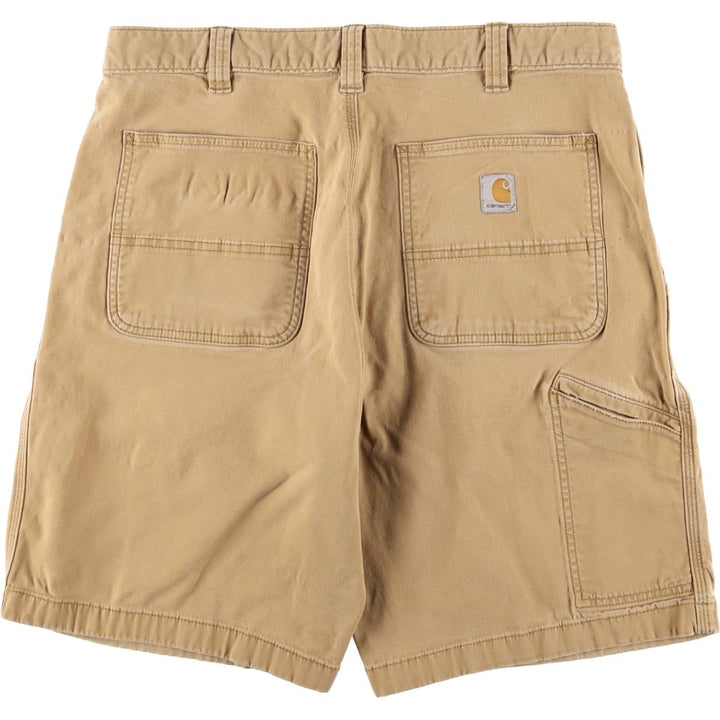 Carhartt Relaxed Fit Duck Cargo Shorts, Men's, Size 35 cotton ocher yellow type Vintage Second Hand
